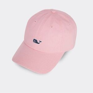 Vineyard Vines Light Pink Cap with Whale Emblem